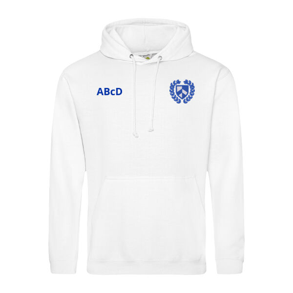Ashfield Girls School Leavers Hoodie - Arctic White Thumbnail