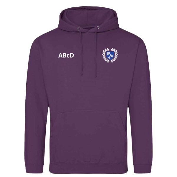 Ashfield Girls School Leavers Hoodie - Plum Thumbnail